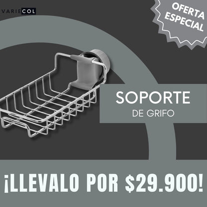 MANTEN TU COCINA SIEMPRE ORGANIZADA CON ESTE INCREIBLE SOPORTE DE GRIFO