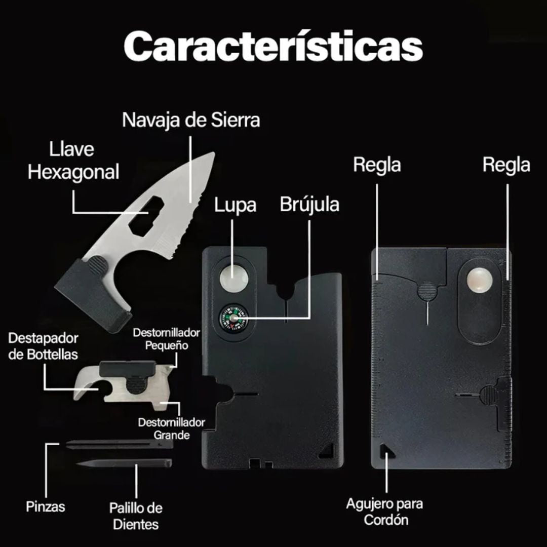 TARJETA HERRAMIENTAS 10 EN 1