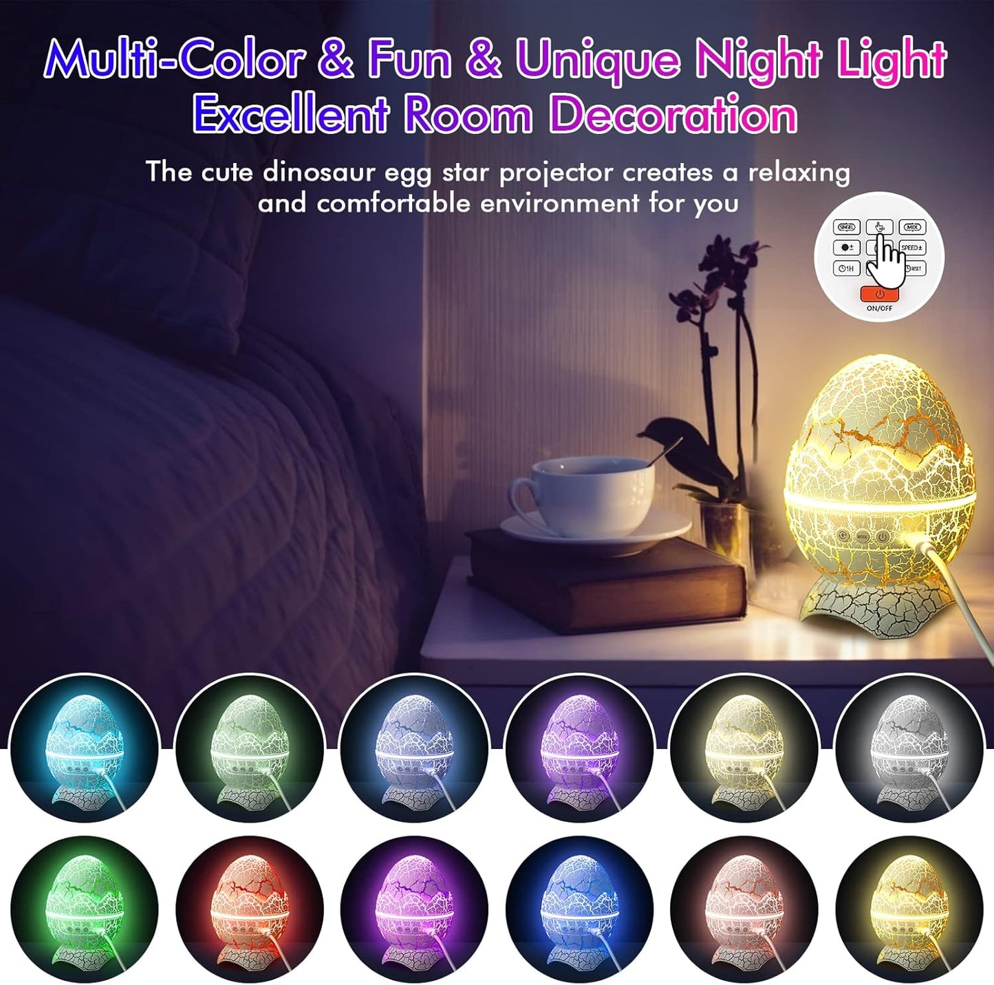 Galaxy Egg – Luz mágica para noches inolvidables