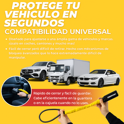 Cinturón Bloqueador Antirrobo para Automóviles