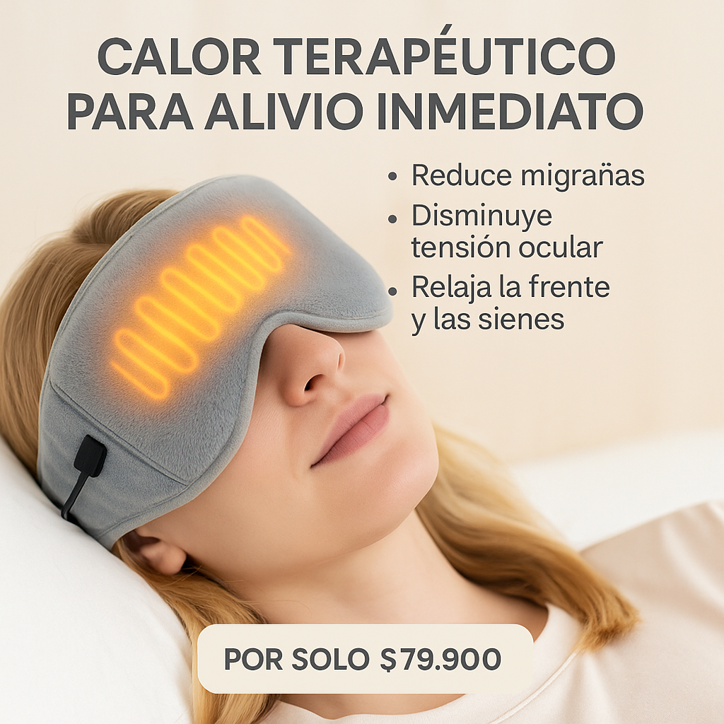 Alivio inmediato para tus ojos y tu mente - MASCARA TERMICA