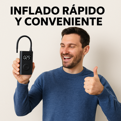 Un inflador potente, compacto y confiable - Mini inflador portatil