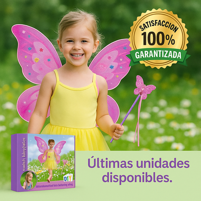 El disfraz que hace sentir a tu niña como un hada de verdad. - ALAS DE MARIPOSA.