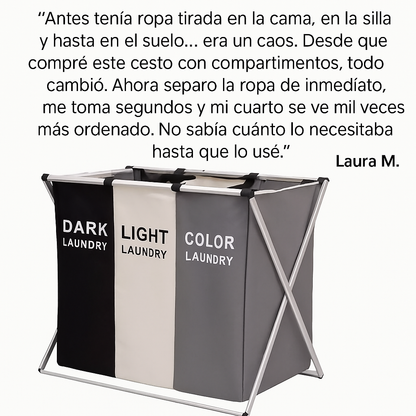 INDISPENSABLE ORGANIZADOR DE LAVANDERÍA PARA EL HOGAR.