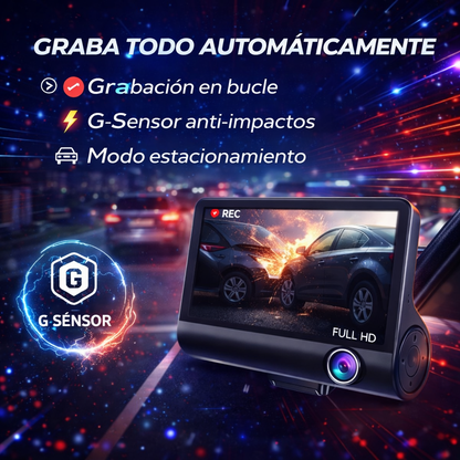 Triple protección en un solo dispositivo con el Visionroad Mirror Dvr