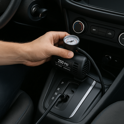 Mini Compresor Portátil 12V 300 PSI – Infla Llantas y Más en Minutos