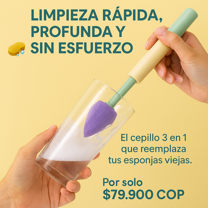 El cepillo que reemplaza todas tus esponjas.