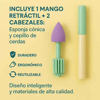 El cepillo que reemplaza todas tus esponjas.