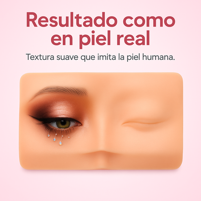 Domina el Delineado y el Difuminado Perfecto - CARA SILICONA PARA MAQUILLAJE