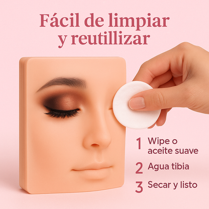 Domina el Delineado y el Difuminado Perfecto - CARA SILICONA PARA MAQUILLAJE