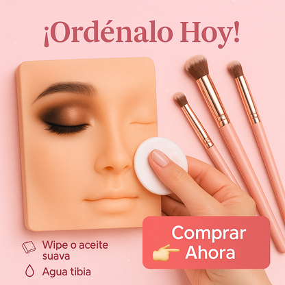 Domina el Delineado y el Difuminado Perfecto - CARA SILICONA PARA MAQUILLAJE