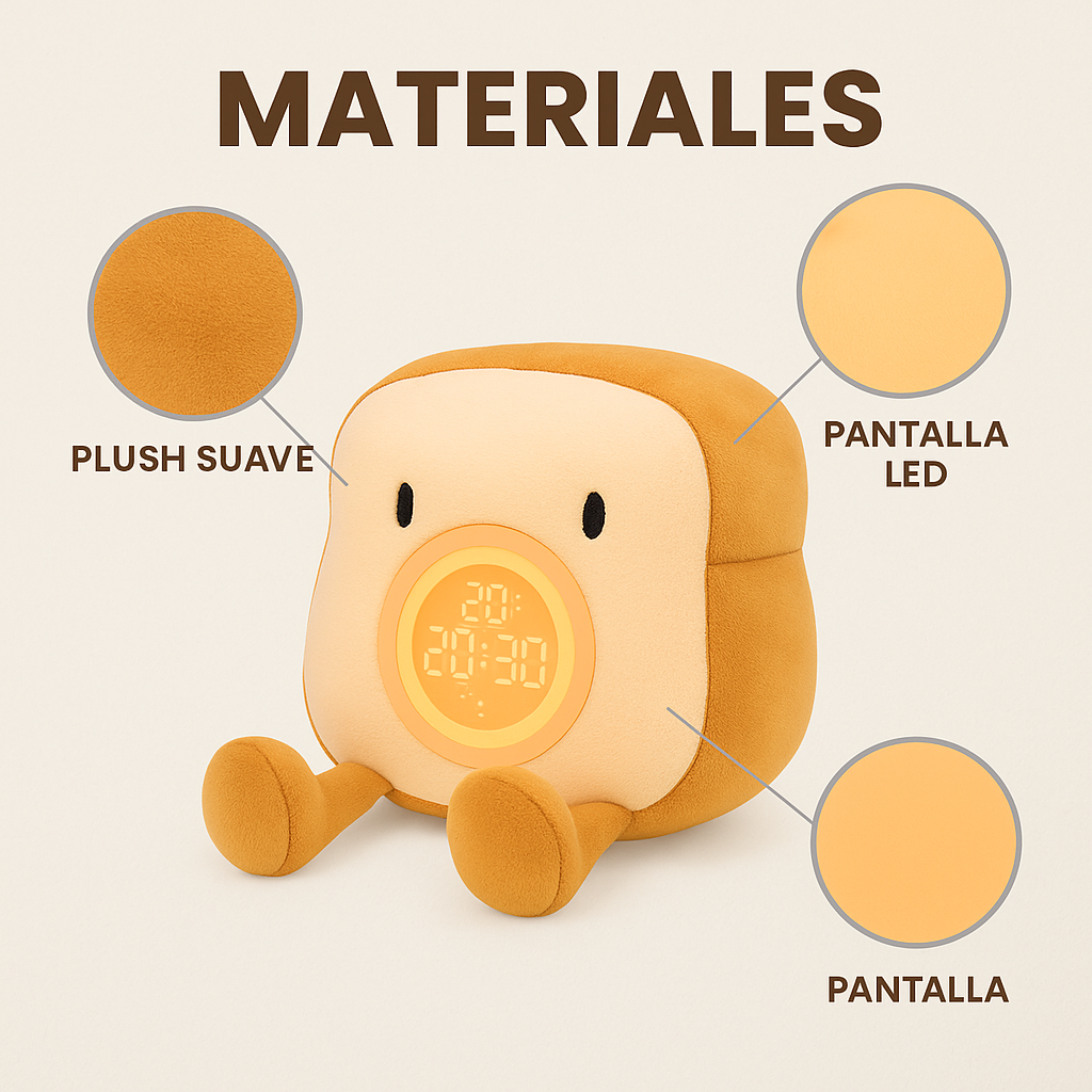 El compañero perfecto para dormir y despertar. ¡No más llantos! - PELUCHE DESPERTADOR