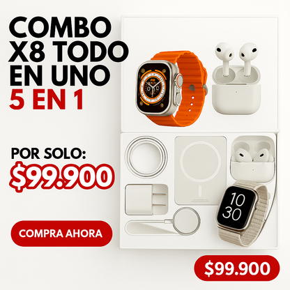 Combo X8 5 en 1: Tecnología de Alta Gama sin Pagar de Más