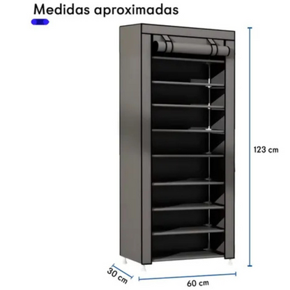 Zapatero 9 Niveles |  Organiza hasta 27 pares de zapatos y más…