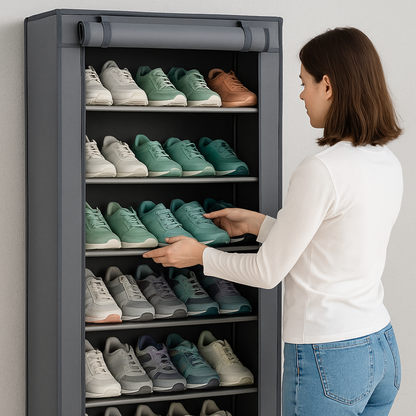 Zapatero 9 Niveles |  Organiza hasta 27 pares de zapatos y más…