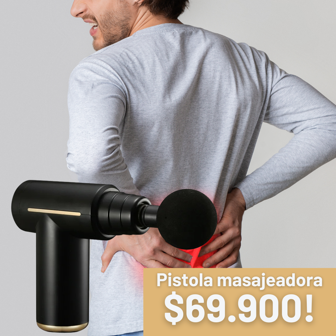 RELAJA TUS MUSCULOS CON LA INCREIBLE PISTOLA MASAJEADORA