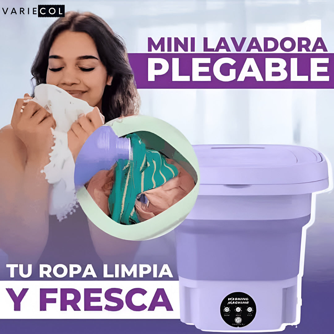 Lavadora portátil plegable – Asombrosamente práctica y eficiente