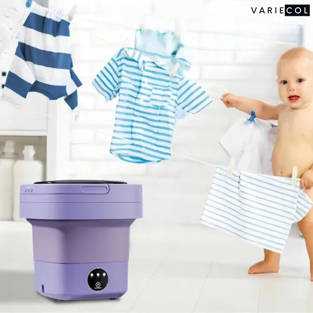 Lavadora portátil plegable – Asombrosamente práctica y eficiente